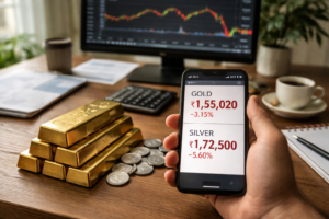 MCX Gold Price Drop: Why Gold and Silver Are Correcting Sharply in February 2026